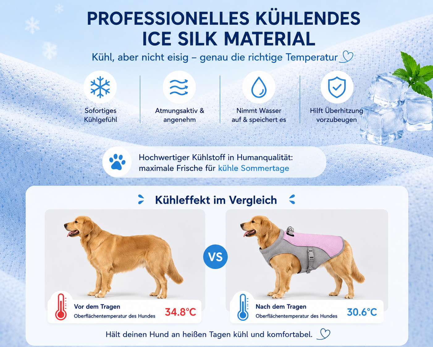 ChillPaws™ Cooling Vest-Grün
